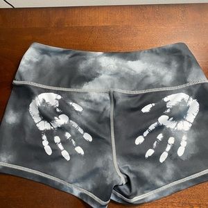 Feed Me Fight Me workout shorts